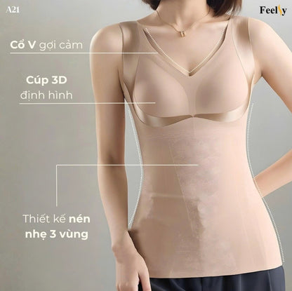 A10 -A perfect combination of bra + shaping top + thermal layer