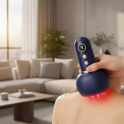 Heabety USB Charging 9-Level Abdominal Massager for Hot Compress