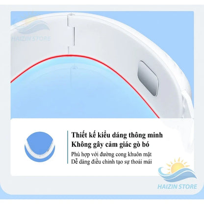HAIZIN massage machine eliminates double chin, creates V-line chin, and tightens facial skin with 6 modes.