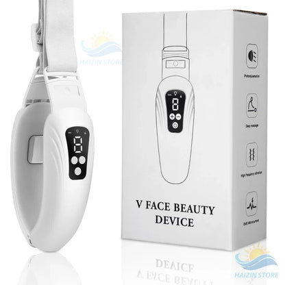 HAIZIN massage machine eliminates double chin, creates V-line chin, and tightens facial skin with 6 modes.