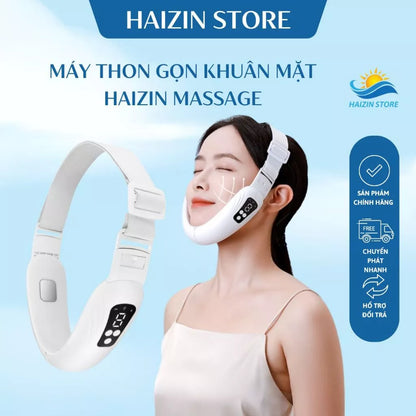 HAIZIN massage machine eliminates double chin, creates V-line chin, and tightens facial skin with 6 modes.