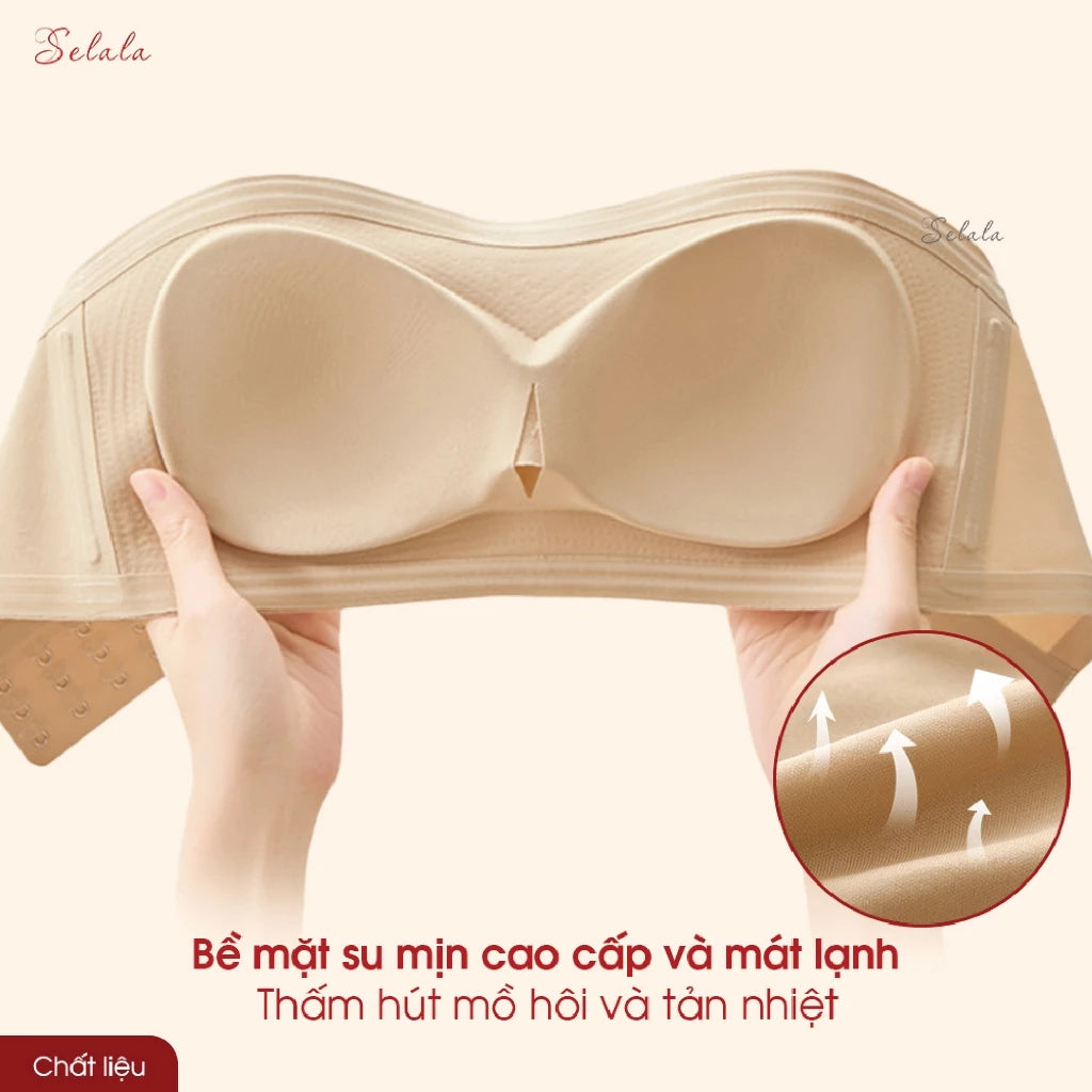 AL66 - Double-Edged Silicone Strapless Bra - Super Hug, Super Lift