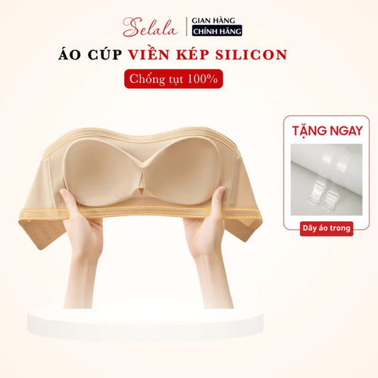 AL66 - Double-Edged Silicone Strapless Bra - Super Hug, Super Lift