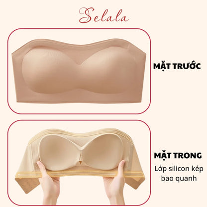 AL66 - Double-Edged Silicone Strapless Bra - Super Hug, Super Lift